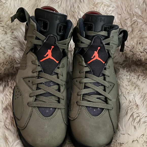 travis scott 6s olive